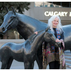 Calgary Herald - Sheri-d Wilson in front of City Hall