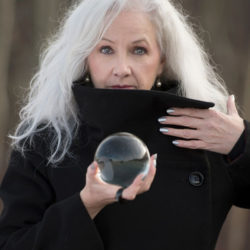 Sheri-D Wilson - performance with glass orb